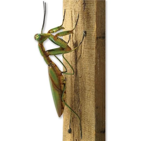 Praying Mantis Tree Hanger - Yard Decorations -Whimsical Tree Sculpture -Outdoor - Picture 1 of 7